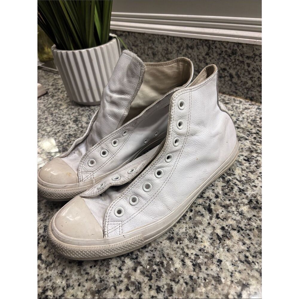 Converse White High-Top Athletic Sneakers - Men